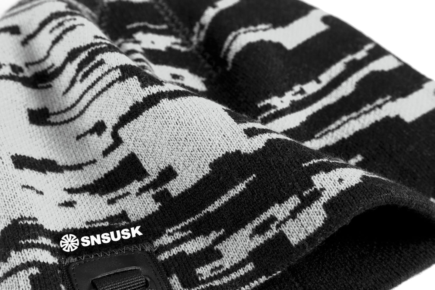 SNSUSK Slouchy Beanie Hat Cycling Skull Cap Winter Warm Knitted Hat Skiing Running Outdoor Sport SNSUSK