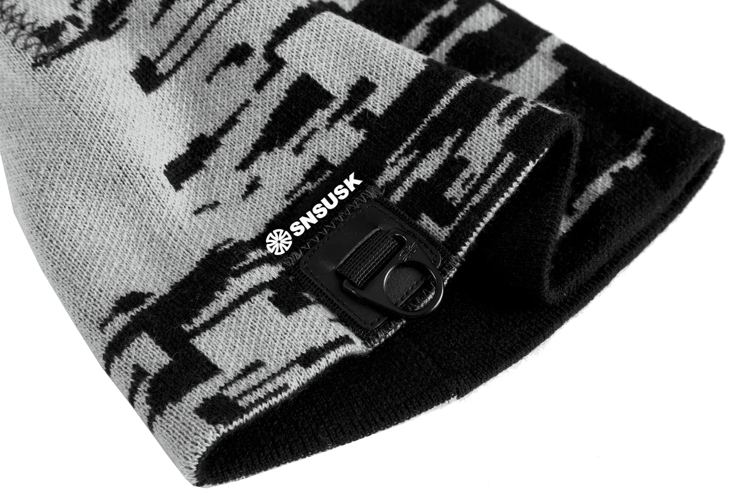 SNSUSK Slouchy Beanie Hat Cycling Skull Cap Winter Warm Knitted Hat Skiing Running Outdoor Sport SNSUSK
