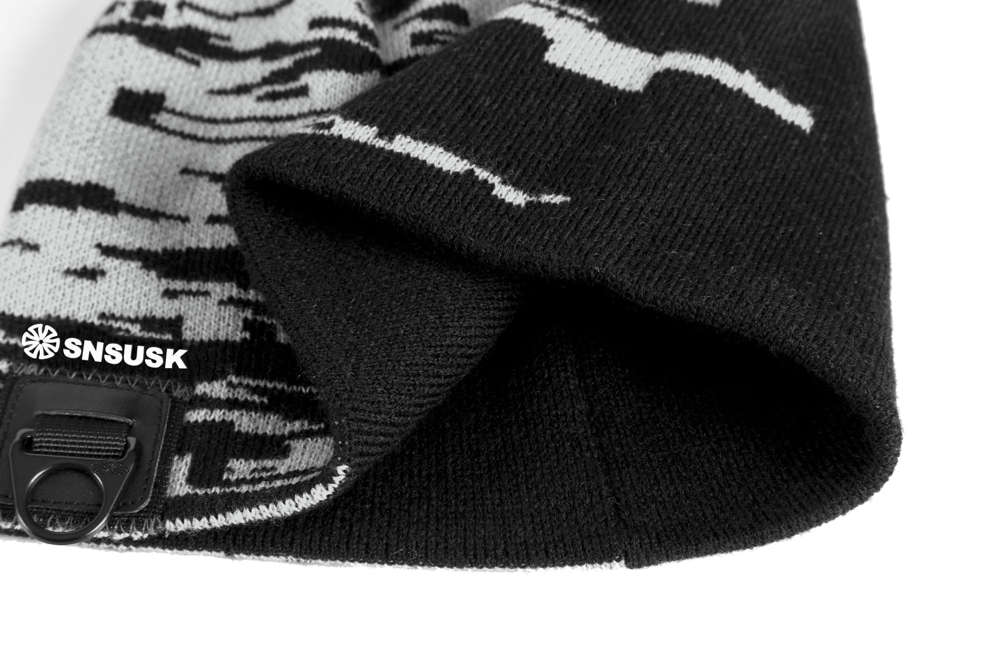 SNSUSK Slouchy Beanie Hat Cycling Skull Cap Winter Warm Knitted Hat Skiing Running Outdoor Sport SNSUSK