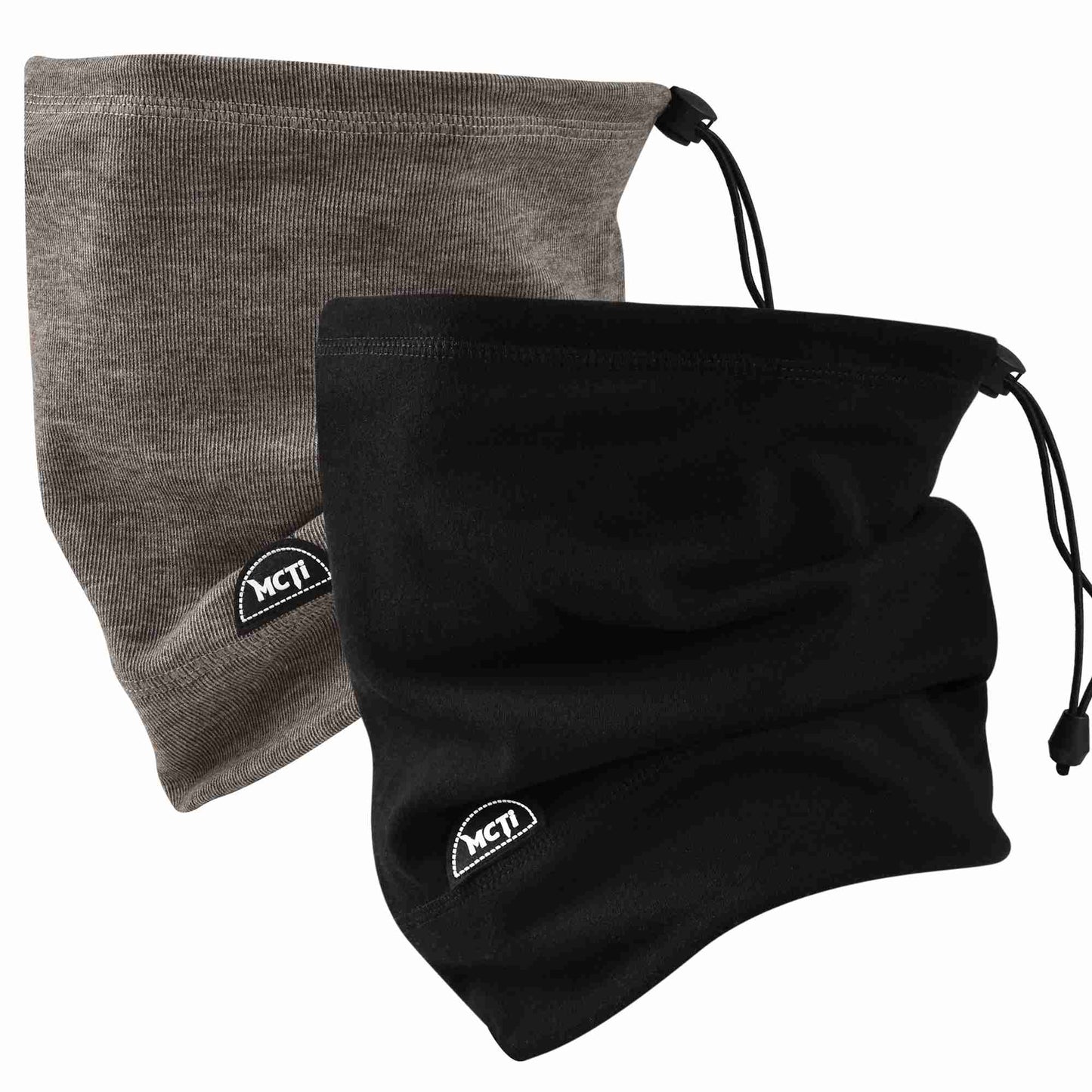 MCTi Soft Neck Warmer - Adjustable Fleece Scarf and Beanie Hat for Winter Sports EXSKI