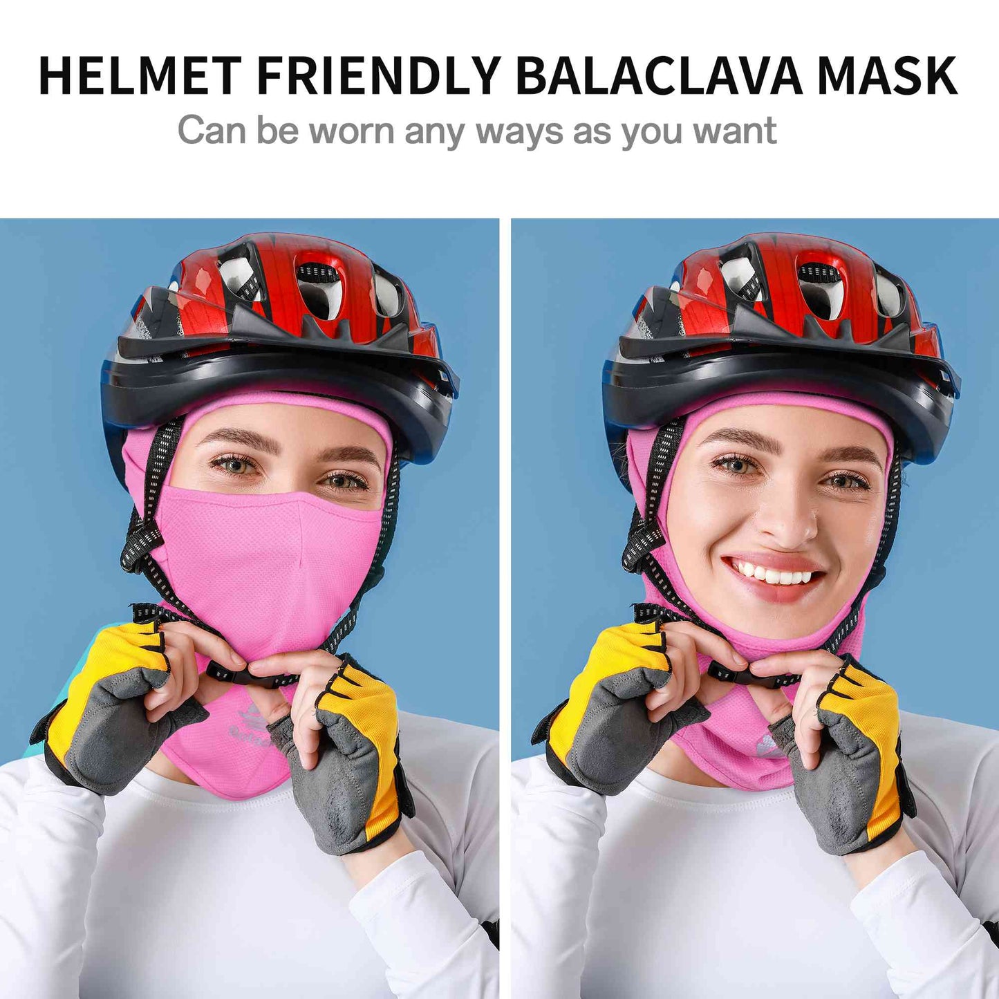 Botack Sun Protection Balaclava Mask - Breathable Full Head Cover for Cycling Fishing Botack