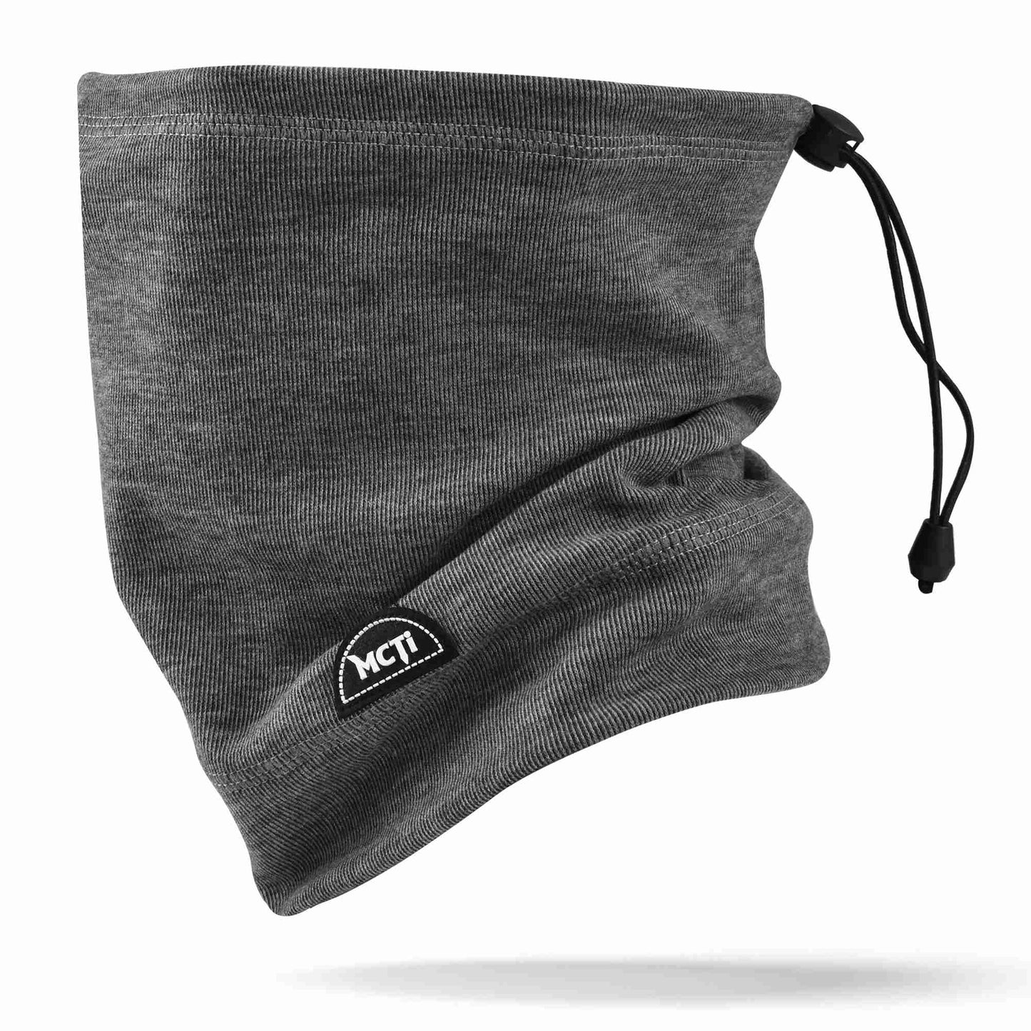 MCTi Soft Neck Warmer - Adjustable Fleece Scarf and Beanie Hat for Winter Sports MCTi