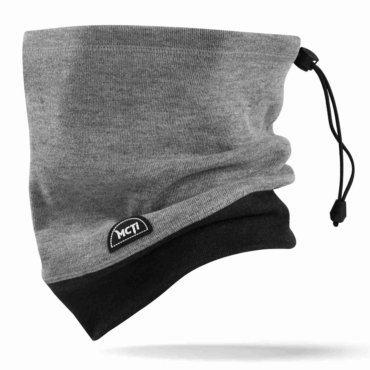 MCTi Soft Neck Warmer - Adjustable Fleece Scarf and Beanie Hat for Winter Sports MCTi