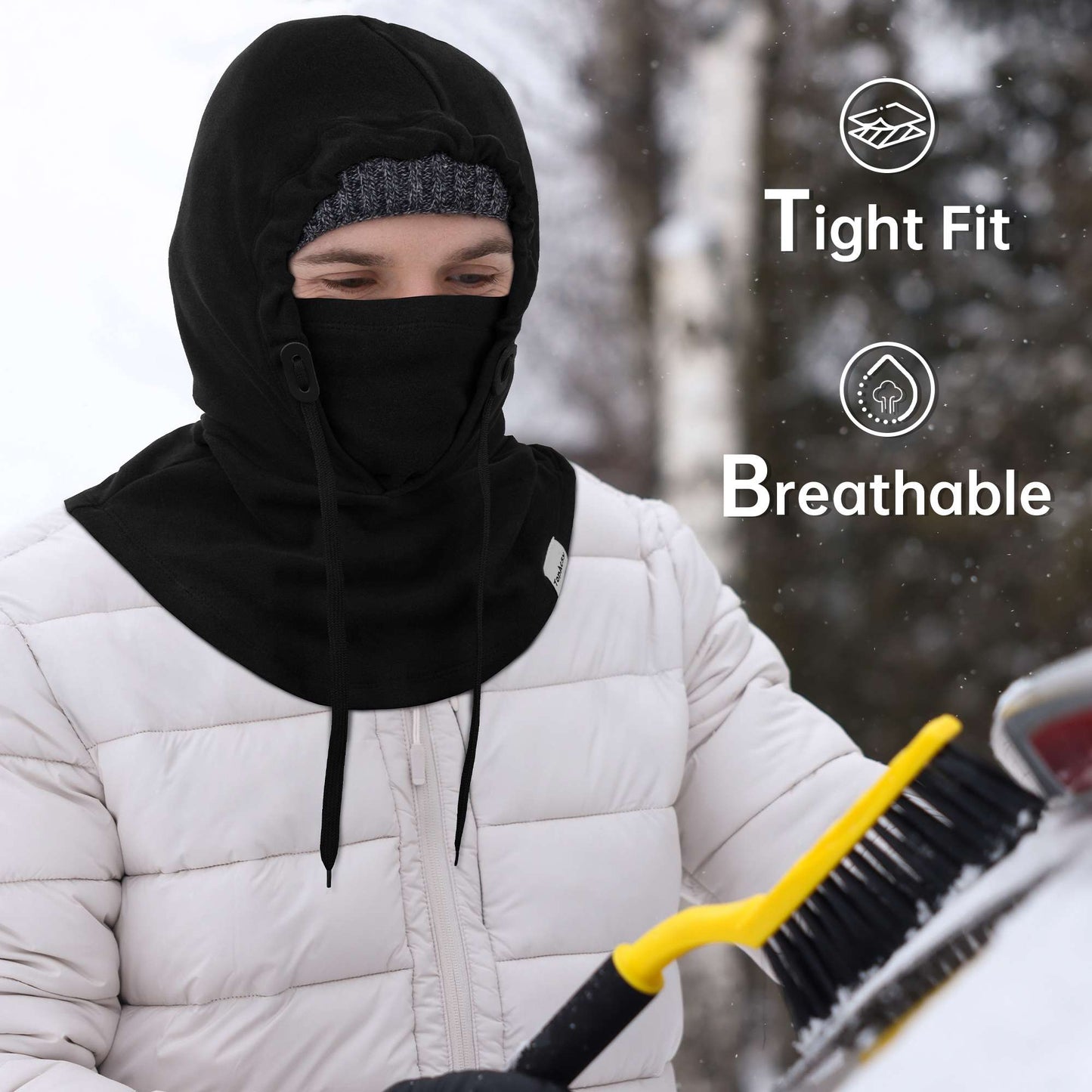 TopAcsy Ski Balaclava - Warm, Windproof Fleece Face Mask & Neck Warmer for Men & Women TopAcsy