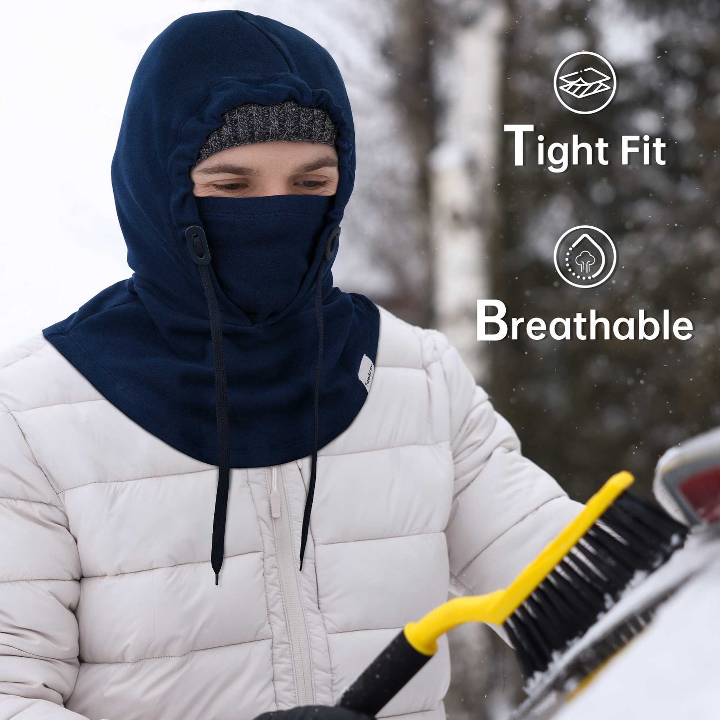 TopAcsy Ski Balaclava - Warm, Windproof Fleece Face Mask & Neck Warmer for Men & Women TopAcsy