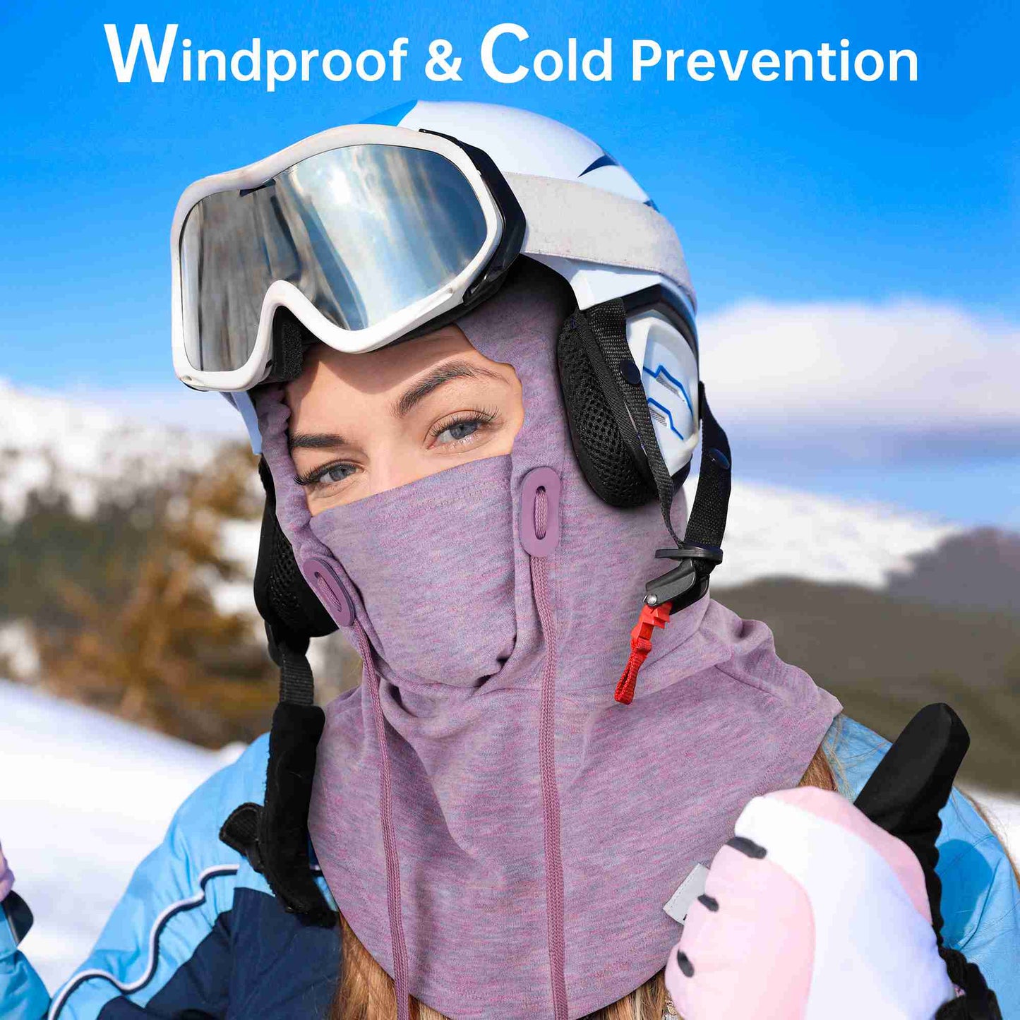 TopAcsy Ski Balaclava - Warm, Windproof Fleece Face Mask & Neck Warmer for Men & Women TopAcsy