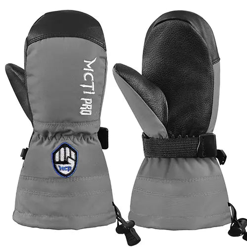MCTi Kids Mittens Waterproof Winter Ski Warm Sherpa Fleece Lined Removable Insert MCTi
