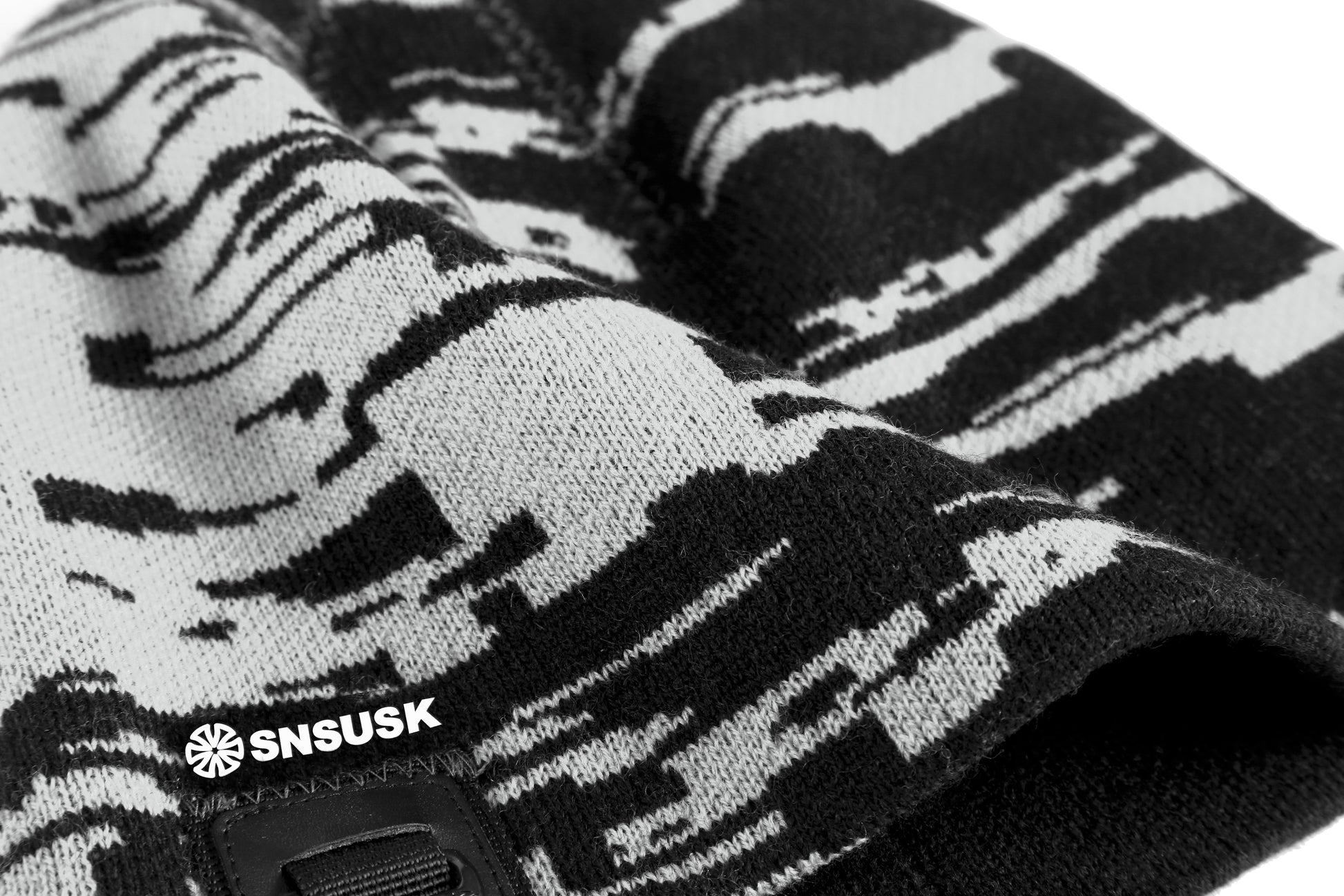 SNSUSK Slouchy Beanie Hat Cycling Skull Cap Winter Warm Knitted Hat Skiing Running Outdoor Sport SNSUSK