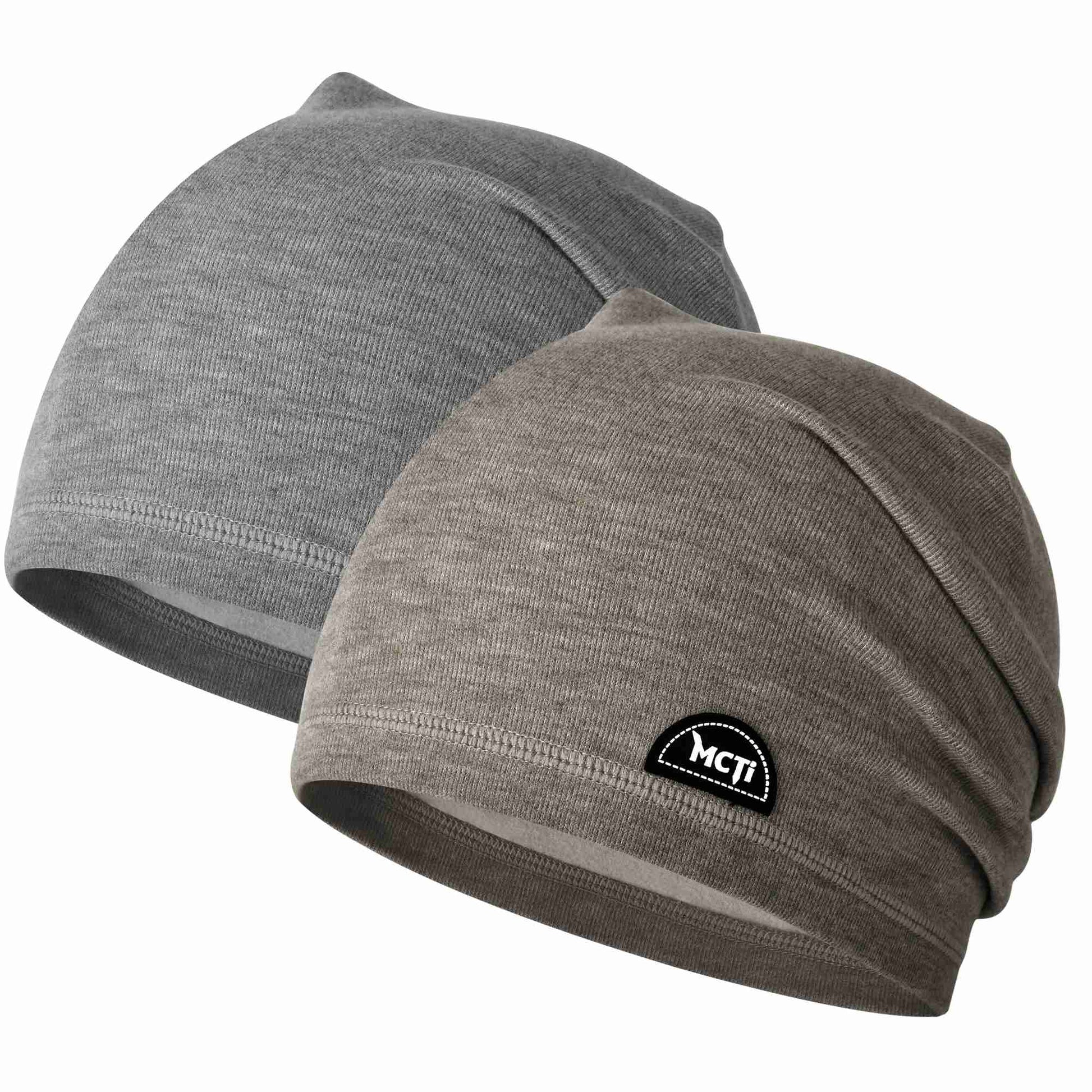 MCTi Slouchy Beanie for Men Women, Winter Warm Stretchy Skull Cap Hat Lightweight for Running Cycling MCTi