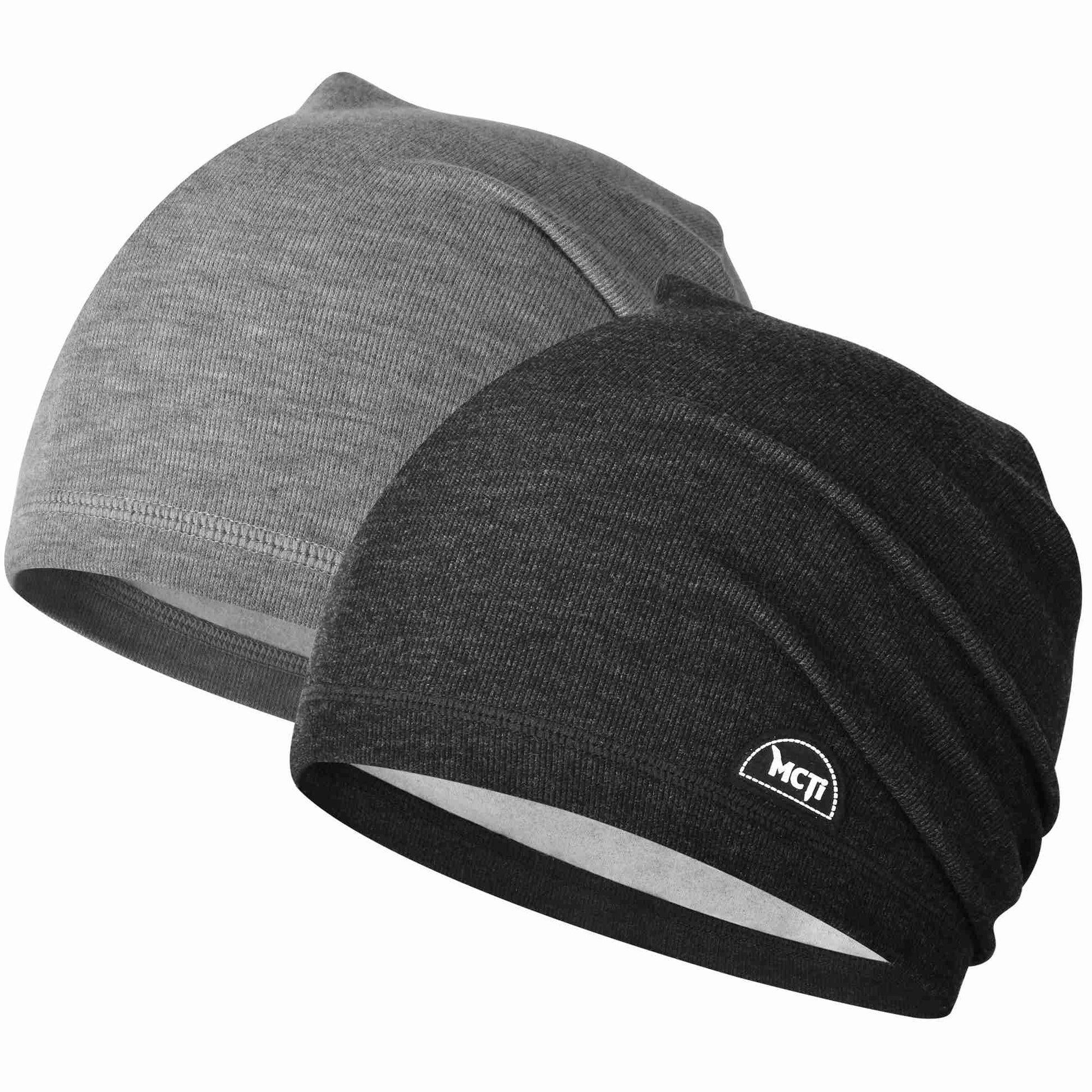 MCTi Slouchy Beanie for Men Women, Winter Warm Stretchy Skull Cap Hat Lightweight for Running Cycling MCTi