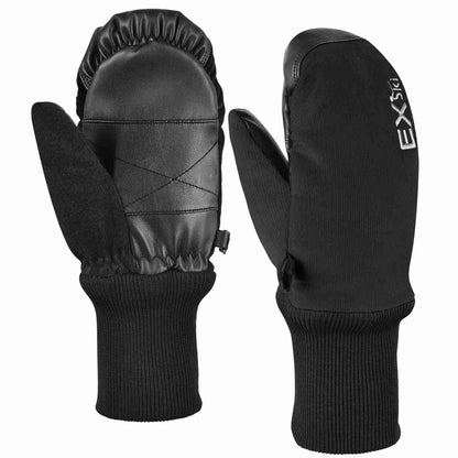 EXski Waterproof Kids Ski Mittens with Sherpa Fleece Lining EXSKI