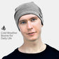 MCTi Slouchy Beanie for Men Women, Winter Warm Stretchy Skull Cap Hat Lightweight for Running Cycling MCTi