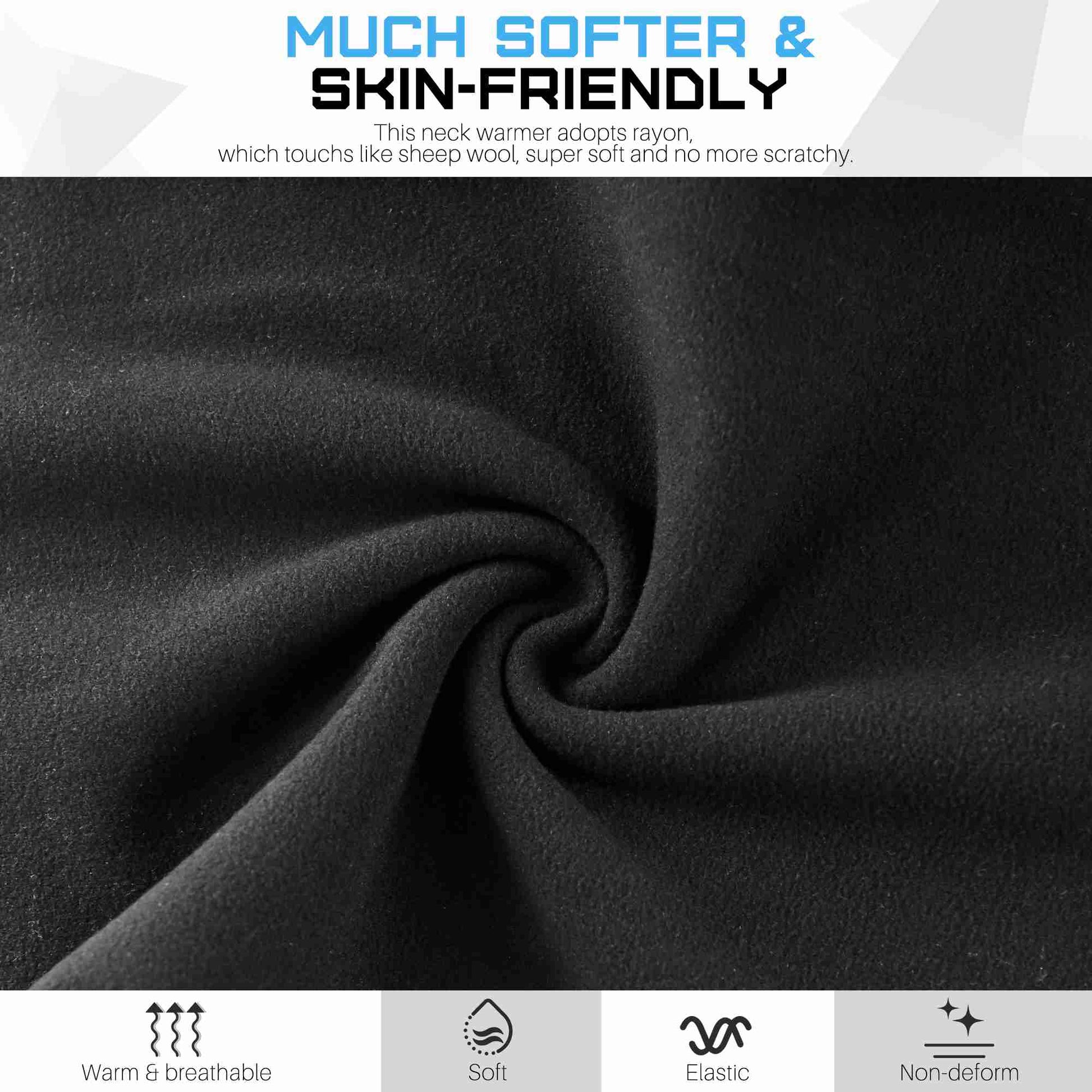 EXski Fleece Neck Gaiter for Cold Weather Sports - Skiing, Cycling, Outdoor Activities EXSKI