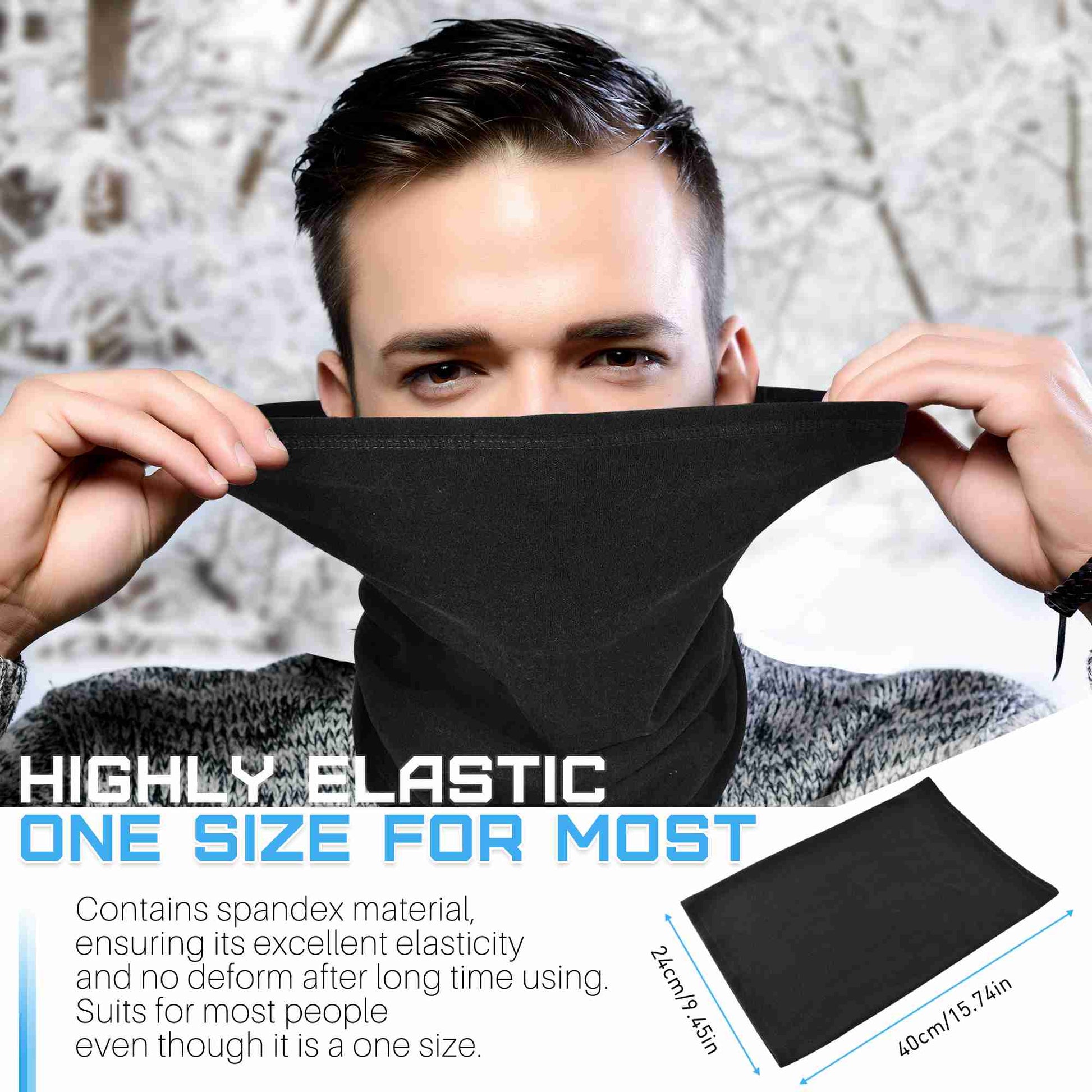 EXski Fleece Neck Gaiter for Cold Weather Sports - Skiing, Cycling, Outdoor Activities EXSKI