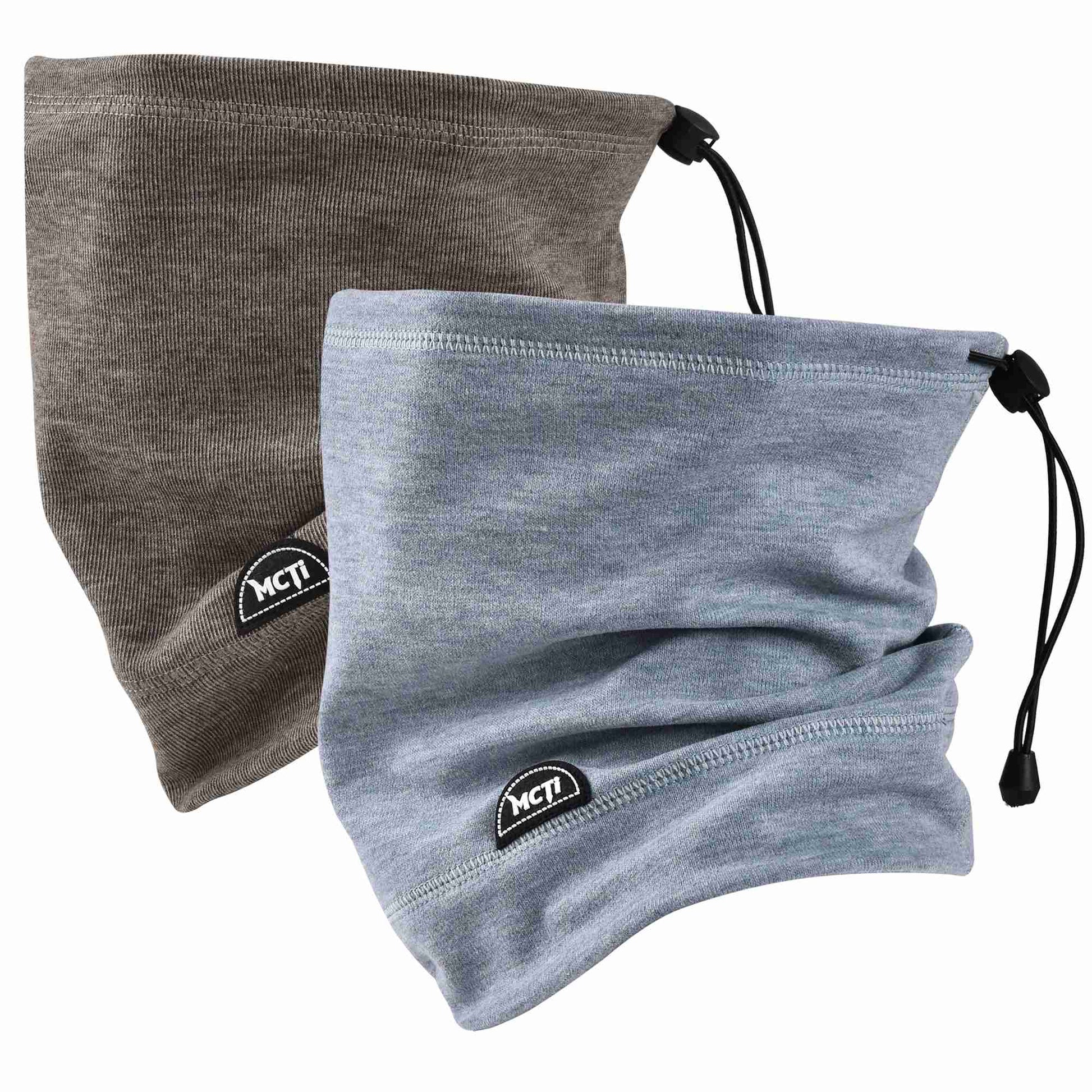 MCTi Soft Neck Warmer - Adjustable Fleece Scarf and Beanie Hat for Winter Sports EXSKI
