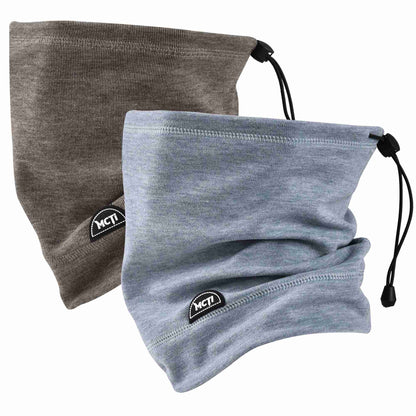 MCTi Soft Neck Warmer - Adjustable Fleece Scarf and Beanie Hat for Winter Sports EXSKI