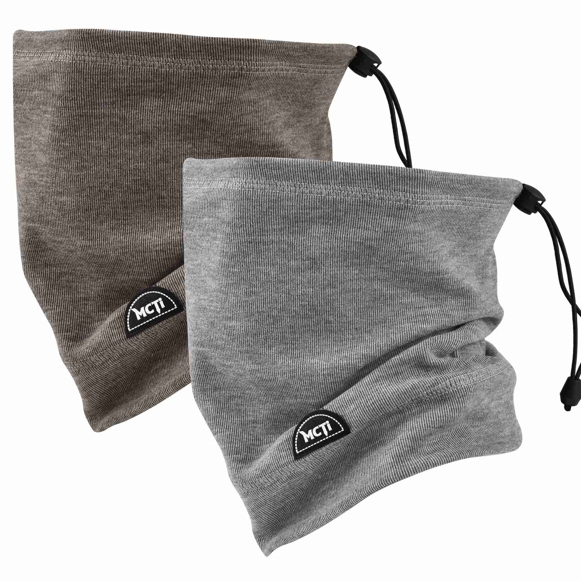 MCTi Soft Neck Warmer - Adjustable Fleece Scarf and Beanie Hat for Winter Sports EXSKI