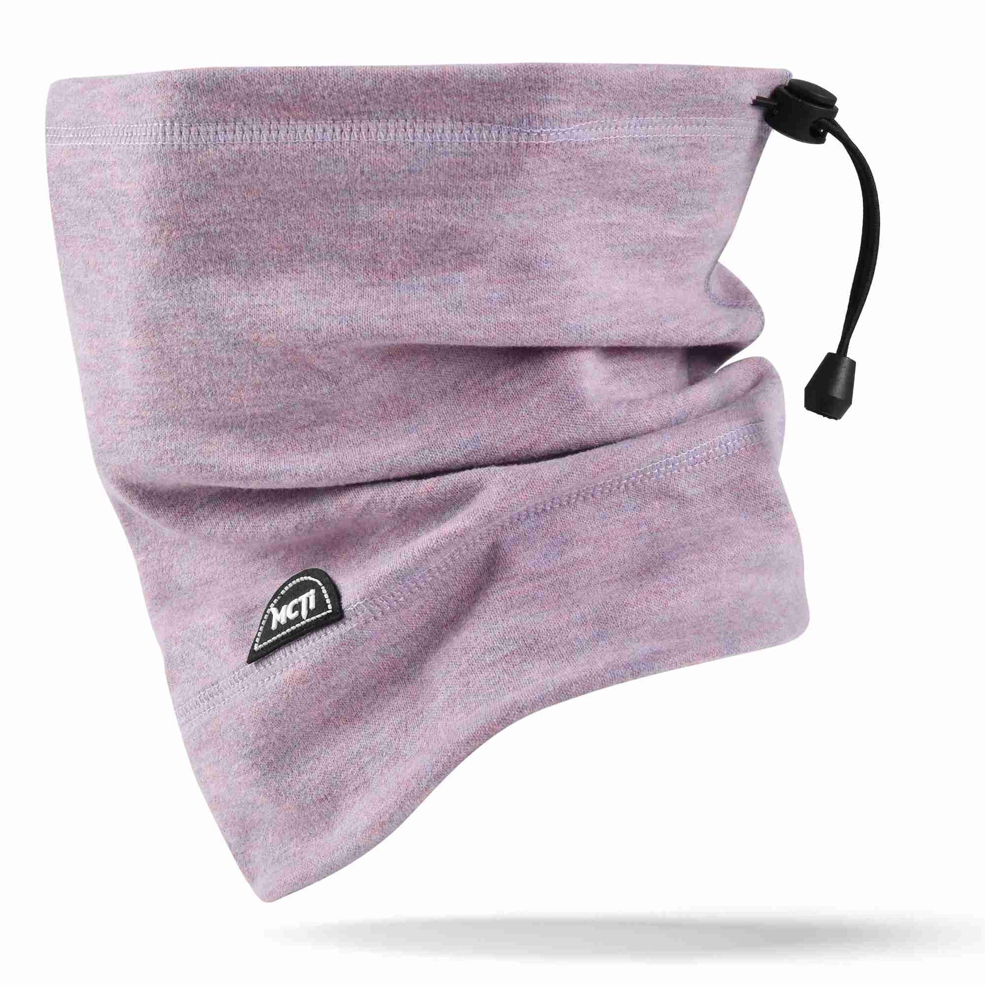 MCTi Soft Neck Warmer - Adjustable Fleece Scarf and Beanie Hat for Winter Sports MCTi