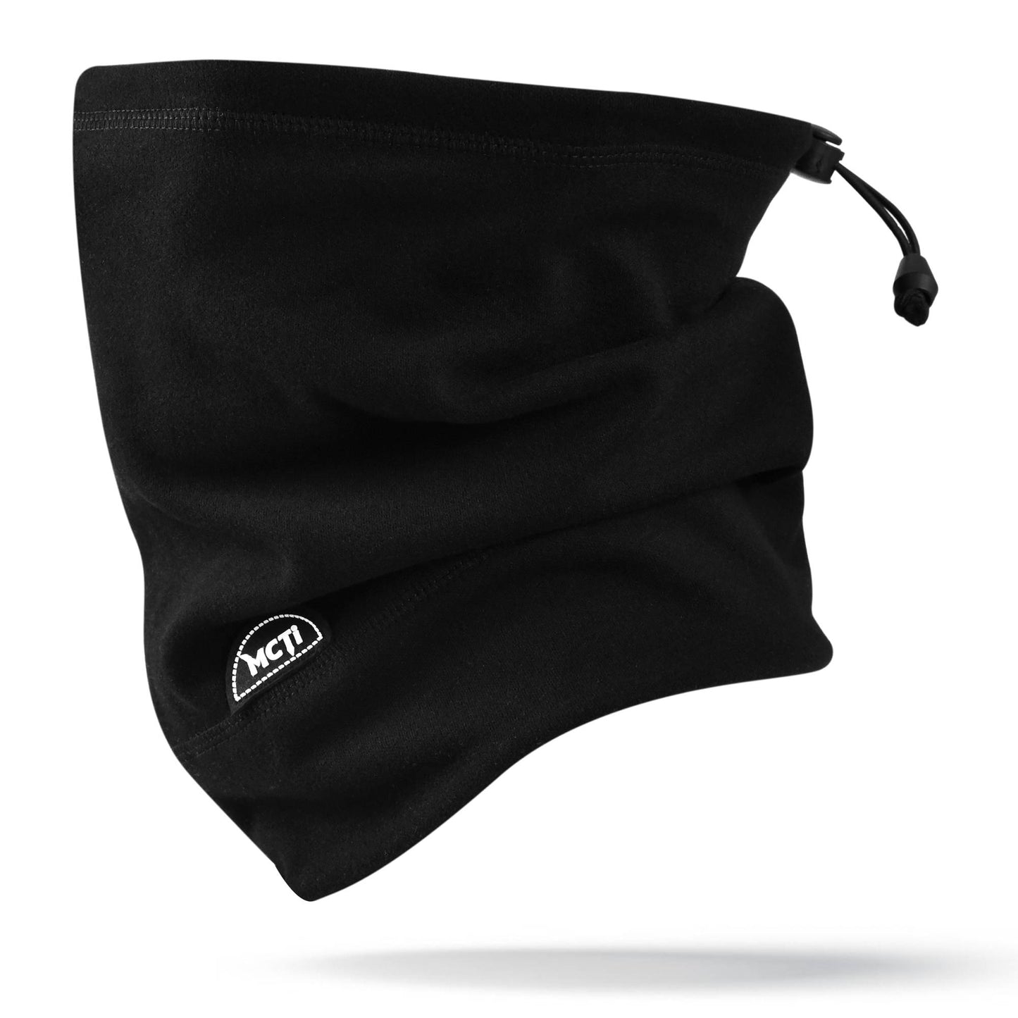 MCTi Soft Neck Warmer - Adjustable Fleece Scarf and Beanie Hat for Winter Sports MCTi