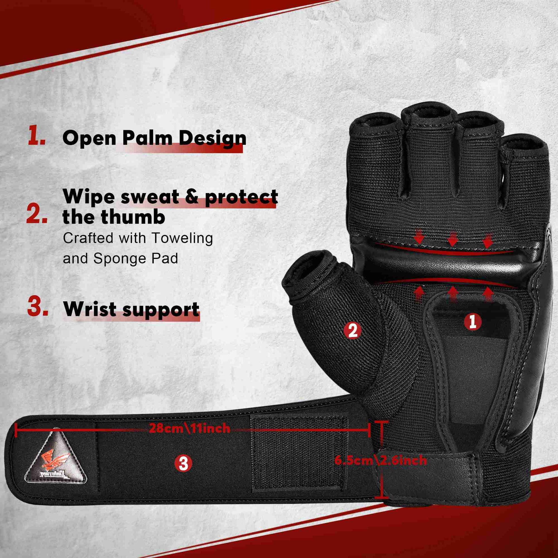 Xinluying MMA Gloves Punch Bag Training Martial Arts Sparring Grappling Kickboxing Muay Thai Boxing Gloves EXSKI