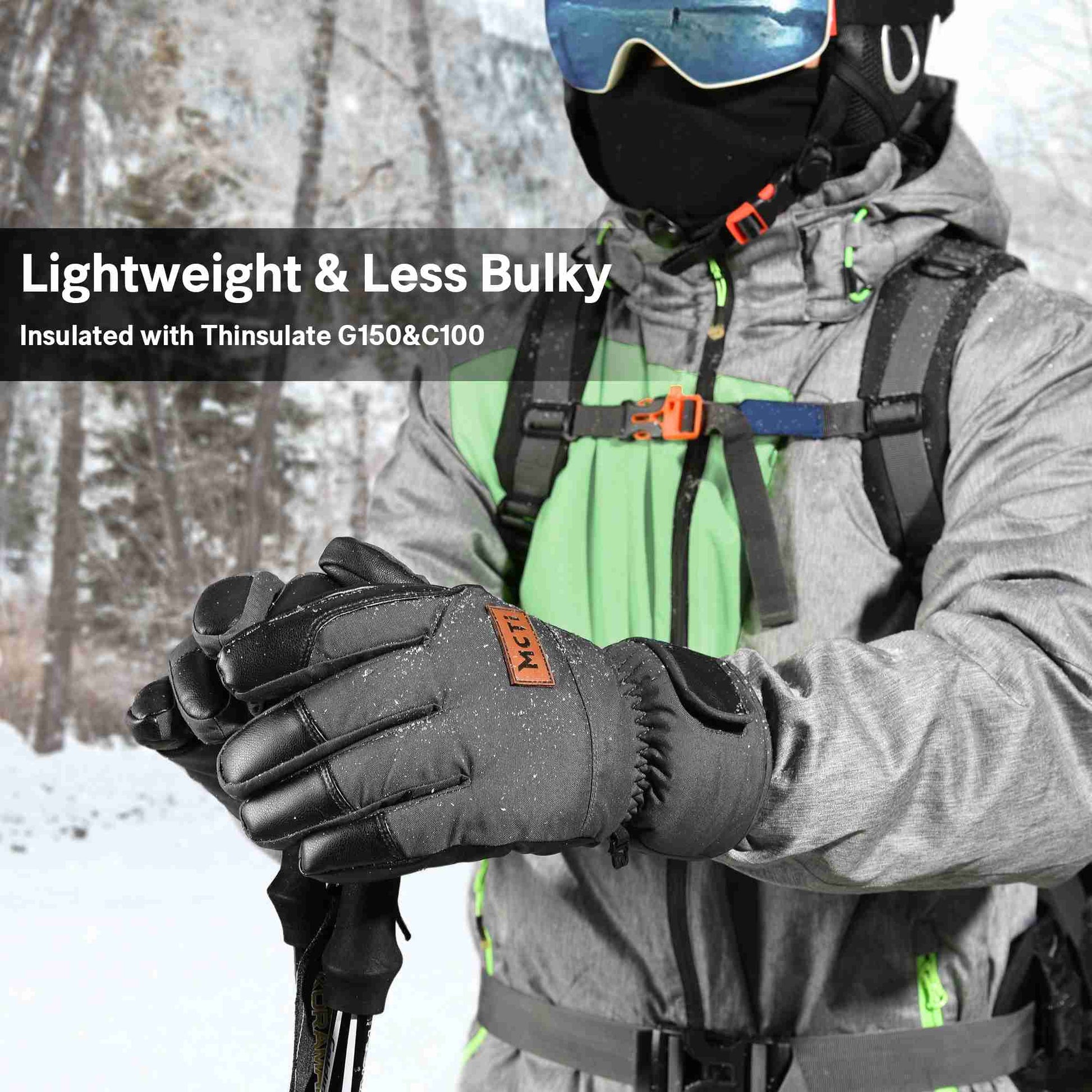 MCTI Lightweight & Warm Men's Cold Weather Gloves MCTi