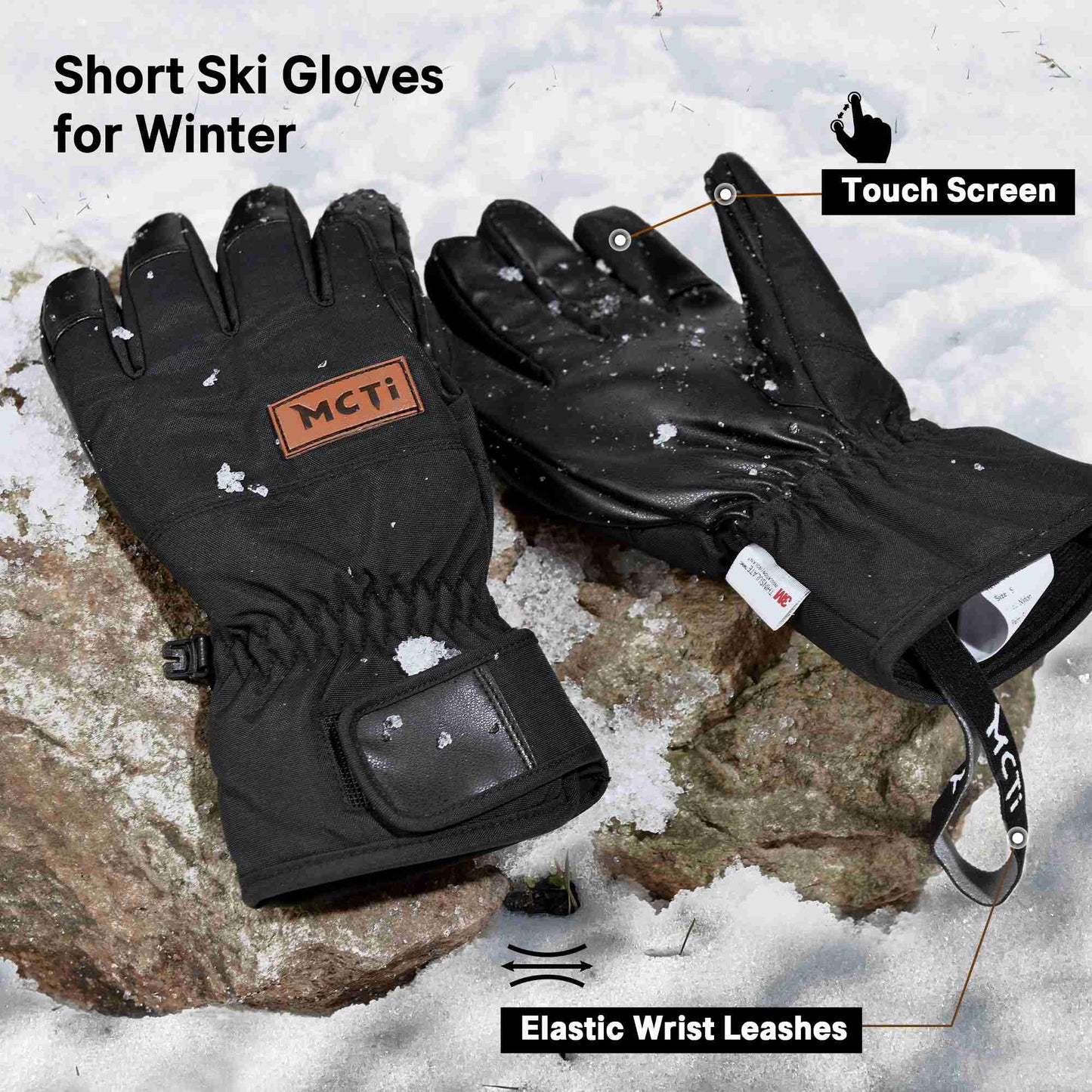 MCTI Lightweight & Warm Men's Cold Weather Gloves MCTi