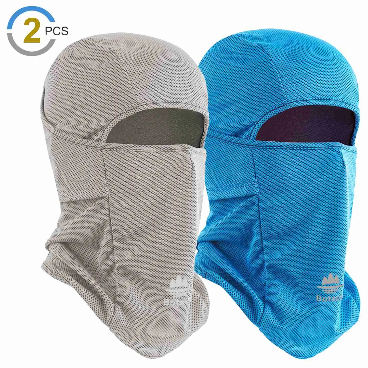 Botack Balaclava Face Mask, Sun UV Protection Breathable Full Head Mask for Cycling Men Women Botack