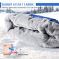 Botack Down Filled Earflap Hat Ultralight Waterproof Windproof Down Fleece Cap Warm Beanie for Skiing Botack
