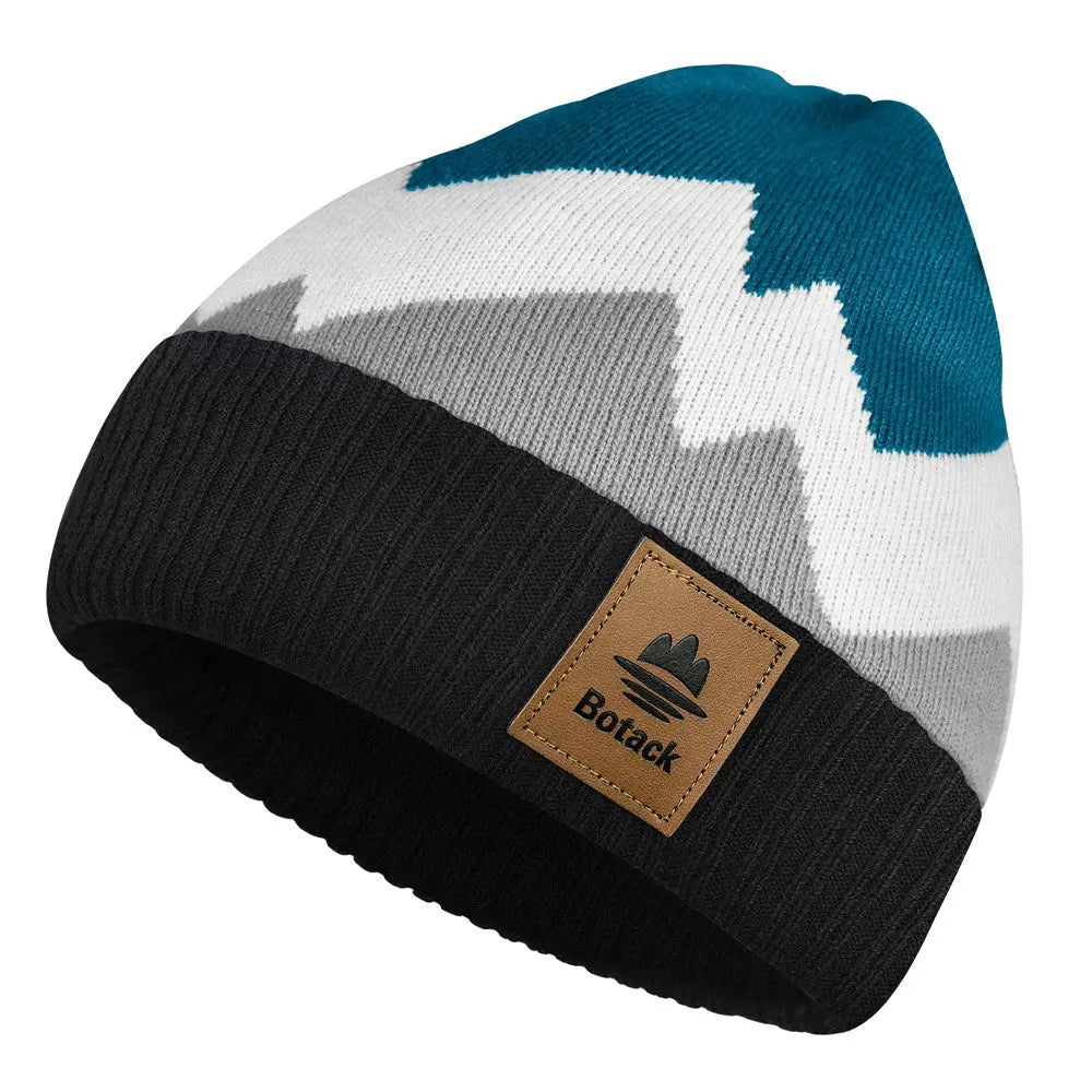 Botack Winter Beanie Hat for Women, Knit Polar Fleece Warm Skull Cap for Daily Activities Botack