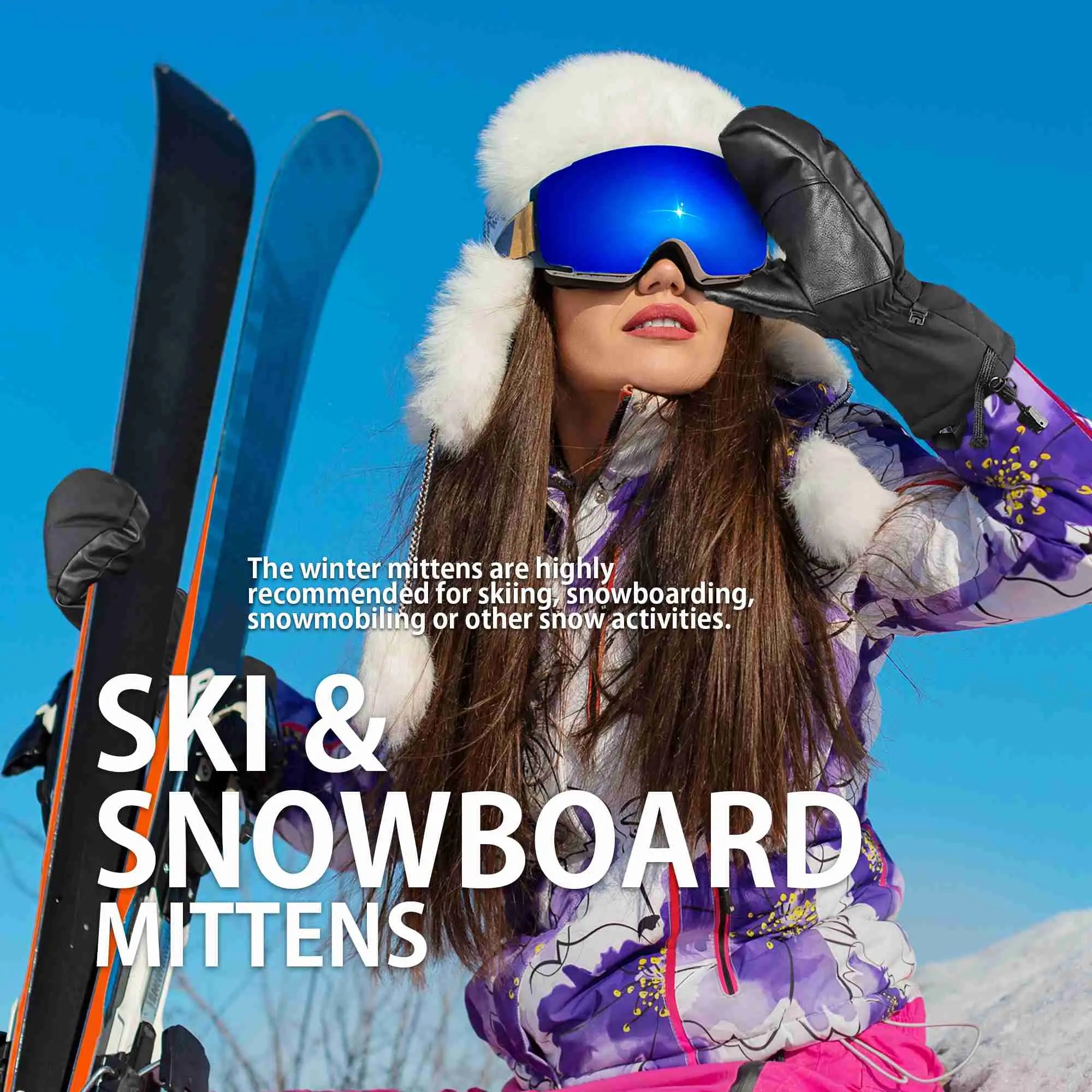Warm winter mittens for mens outlet