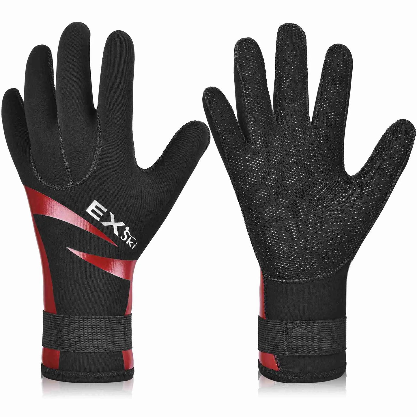 EXski Diving Gloves, 3mm Neoprene Wetsuit Gloves for Scuba Diving Snorkeling Kayaking Paddling Men Women EXSKI