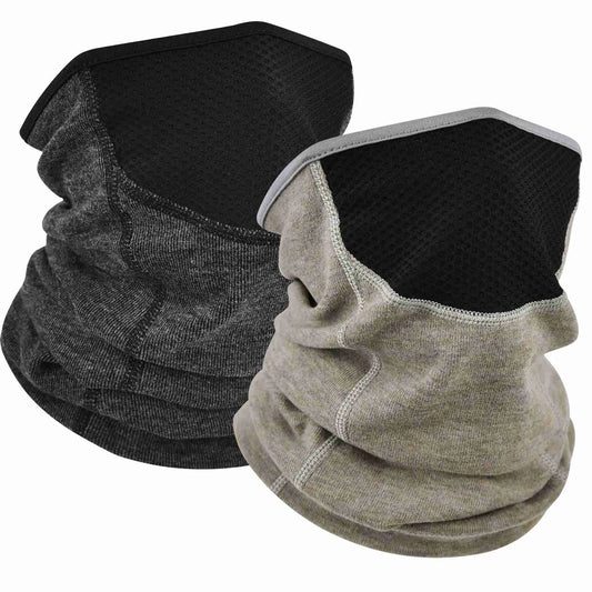 KPwarm Winter Neck Gaiter Warmer, Windproof Fleece Face Mask for Cold Weather, Skiing Running Cycling Men Women Tube Scarf KPwarm