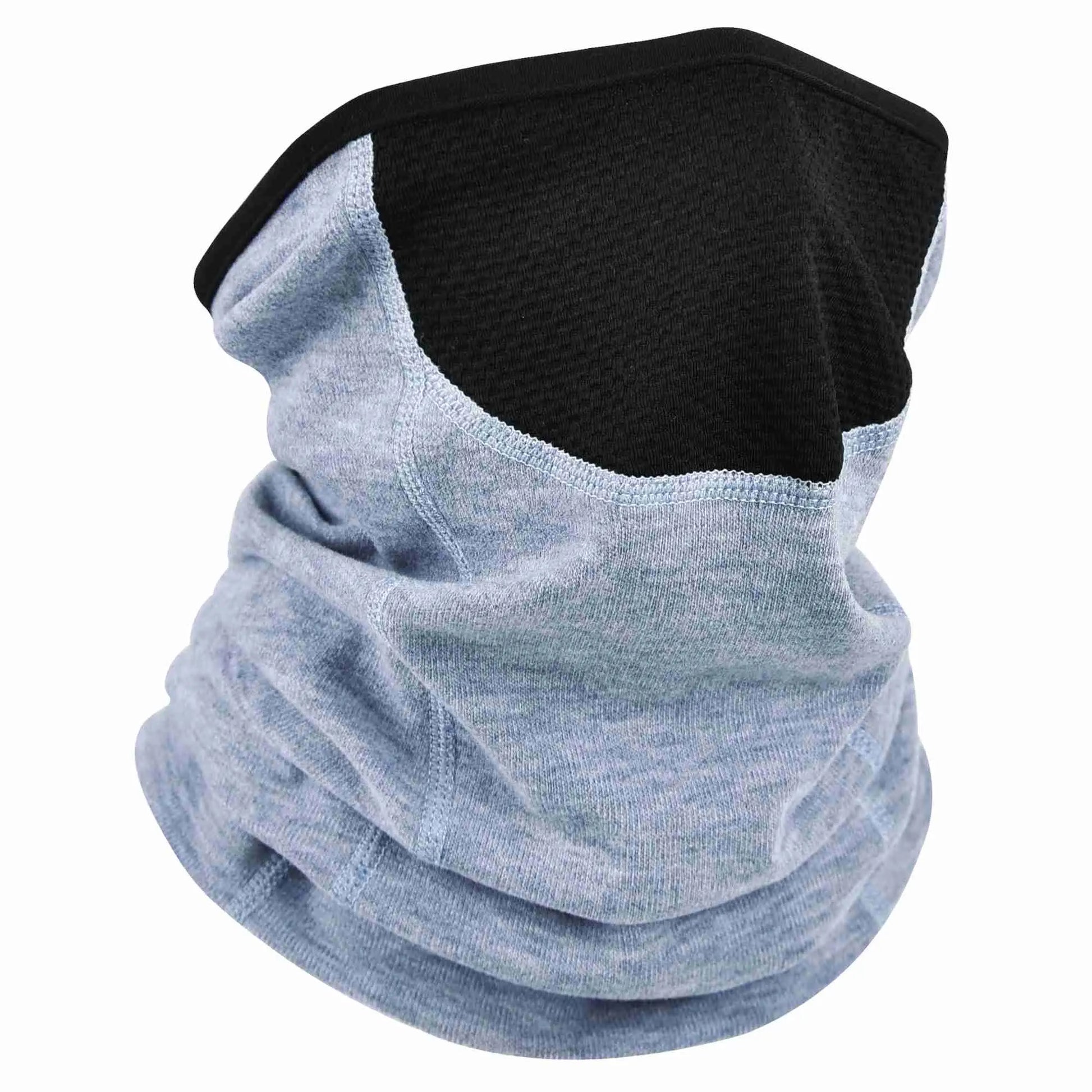 Men Women Fleece Neck Warmer Winter Neck Gaiter Cold Weather Ski Face Mask  Scarf