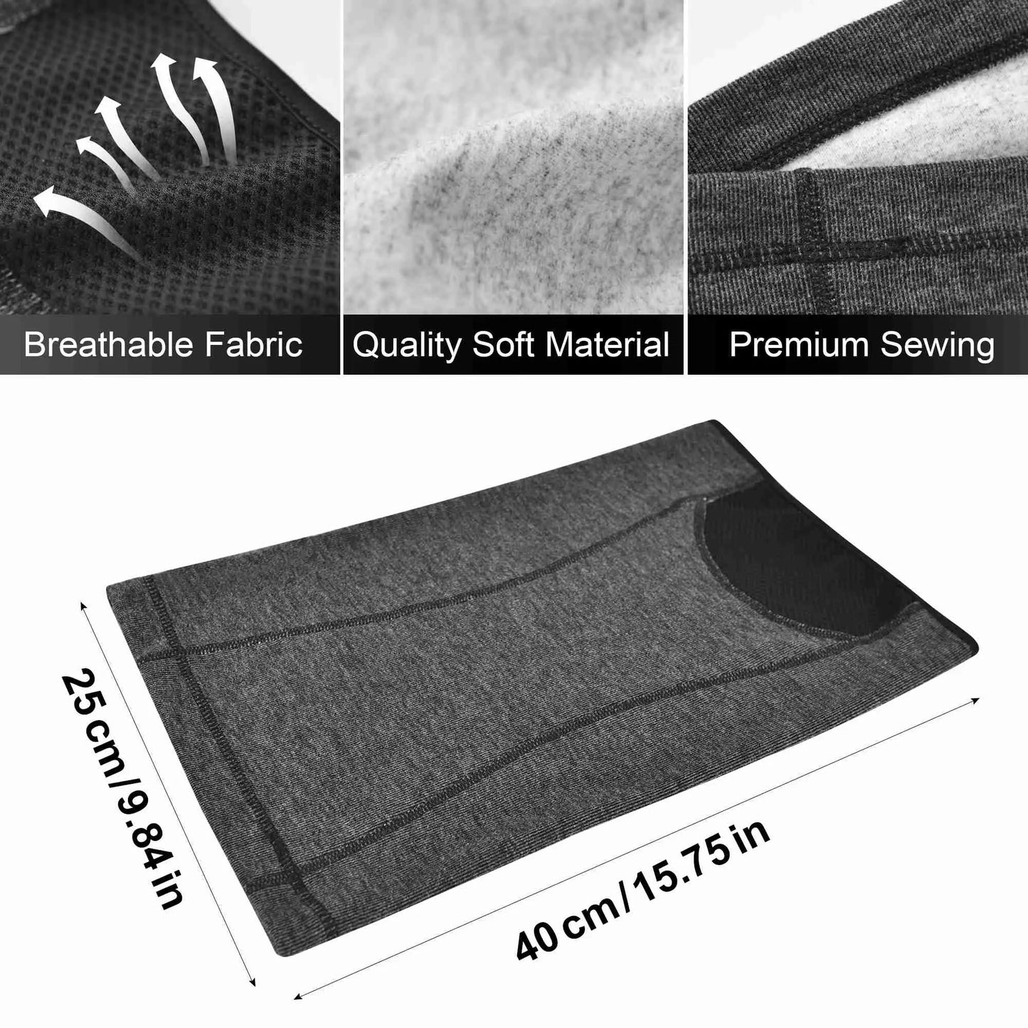 KPwarm Winter Neck Gaiter Warmer, Windproof Fleece Face Mask for Cold Weather, Skiing Running Cycling Men Women Tube Scarf KPwarm