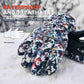 MCTi Kids Ski Gloves Waterproof Long Knitted Cuff Winter Snow Gloves MCTi