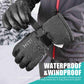 MCTi Ski Gloves Winter Waterproof Snowboard Snow Warm 3M Thinsulate PU Leather Cold Weather Gloves for Mens Womens MCTi