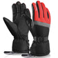 MCTi Ski Gloves,Winter Waterproof Snowboard Snow 3M Thinsulate Warm Touchscreen Cold Weather Women Gloves Wrist Leashes MCTi