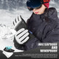 MCTi Ski Gloves,Winter Waterproof Snowboard Snow 3M Thinsulate Warm Touchscreen Cold Weather Women Gloves Wrist Leashes MCTi