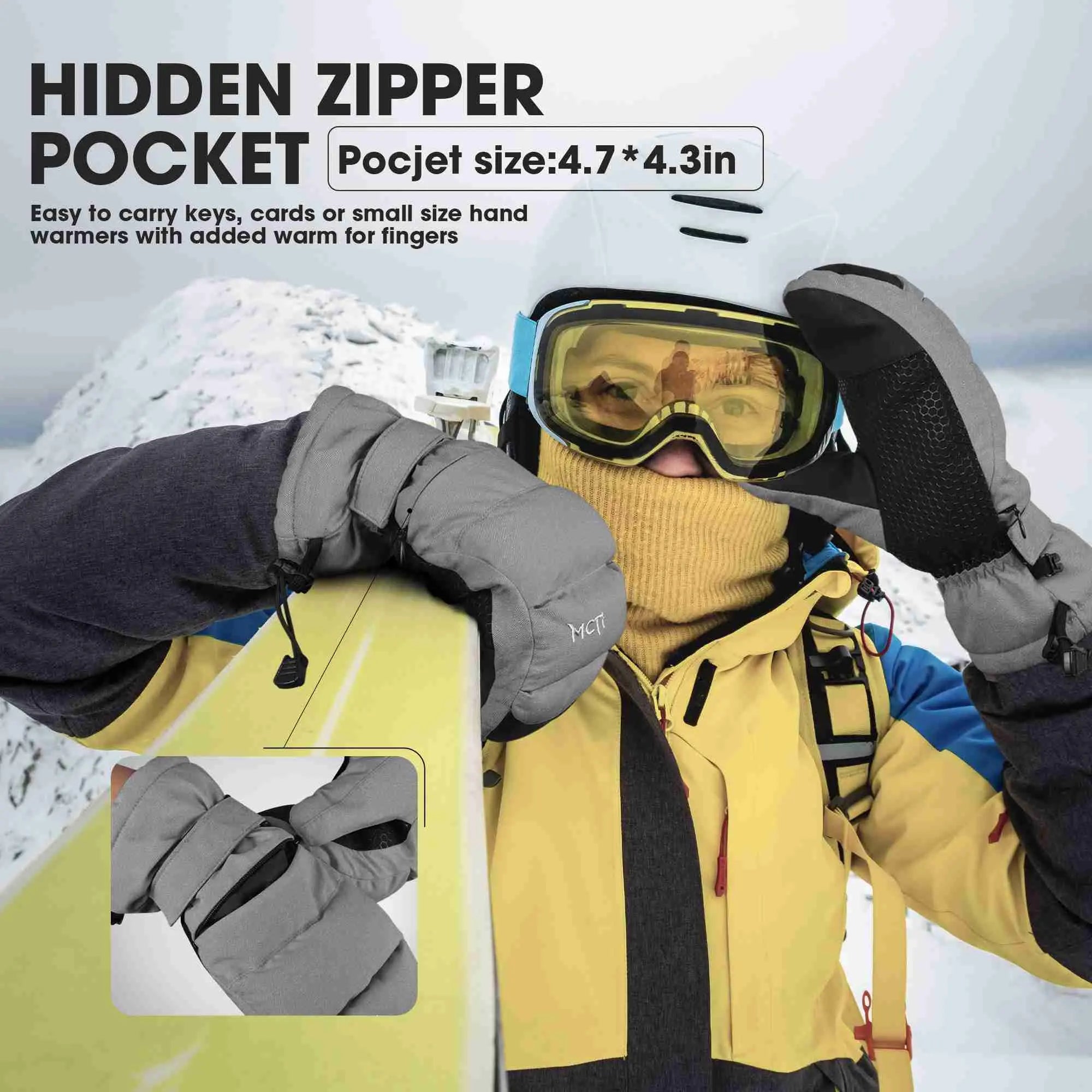 Ski mittens sales womens