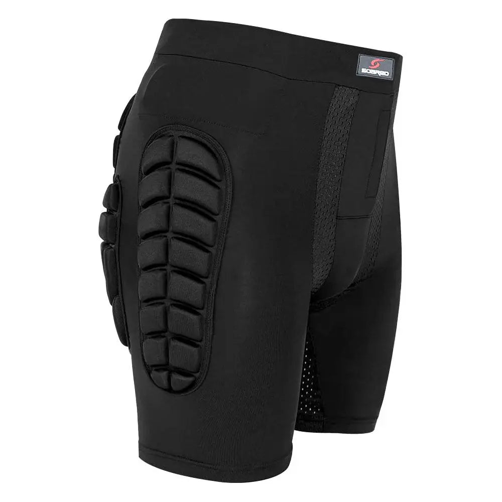 Soared 3D Protection Hip Butt EVA Paded Short Pants Protective Gear Guard Impact Pad Ski Ice Skating Snowboard Black SOARED
