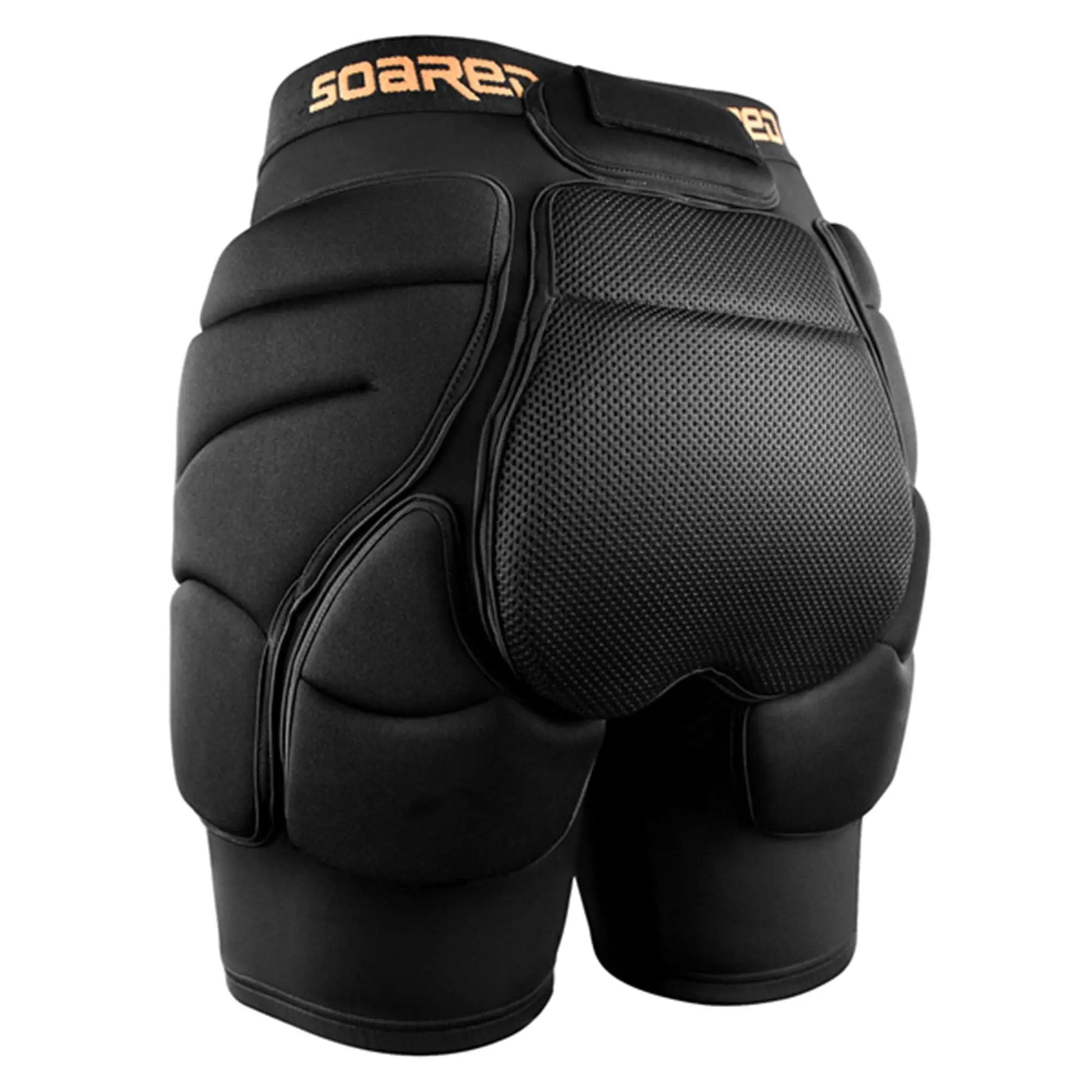 BenKen Cycling Protective Padded Shorts Snowboard Skate 3D Hip Protection  Black