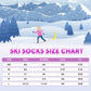 Soared Winter Ski Socks Snowboard Snow Warm Knee Over the Calf OTC High Performance 2 Pairs for Kids Womens Mens SOARED
