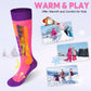 Soared Winter Ski Socks Snowboard Snow Warm Knee Over the Calf OTC High Performance 2 Pairs for Kids Womens Mens SOARED
