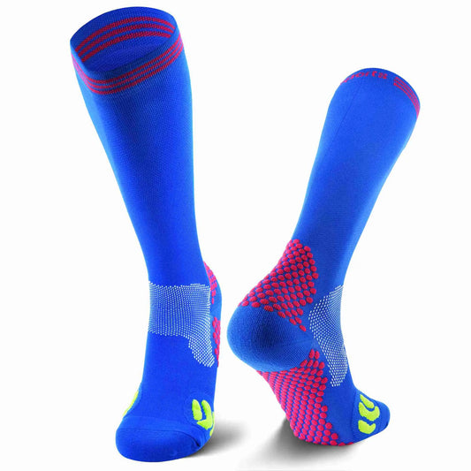 TopAcsy Compression Socks for Men Women, 15-20 mmHg Knee High Lightweight Running Cycling Sock TopAcsy