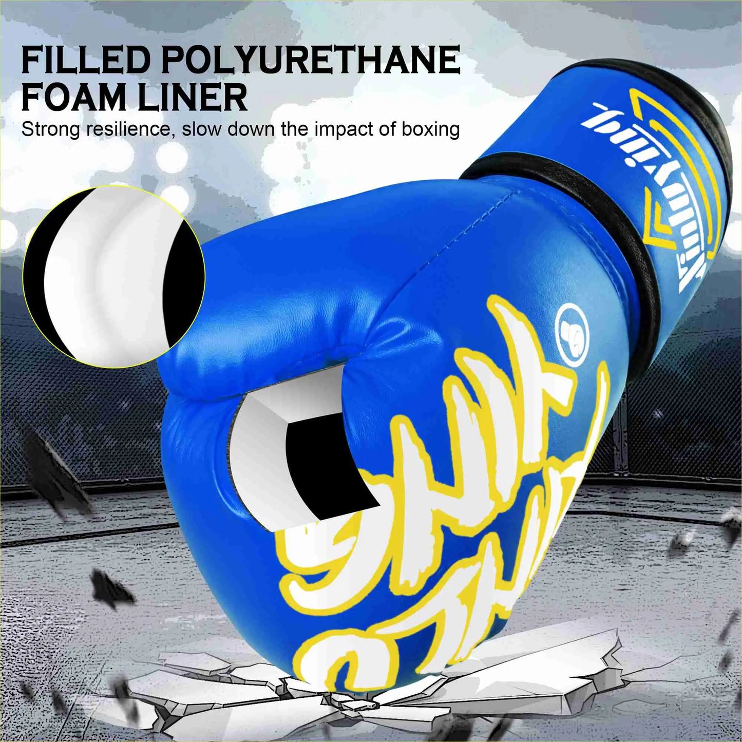 Xinluying Kids Boxing Gloves Punching Bag Kickboxing Training MMA Muay Thai for Boys Girls Xinluying
