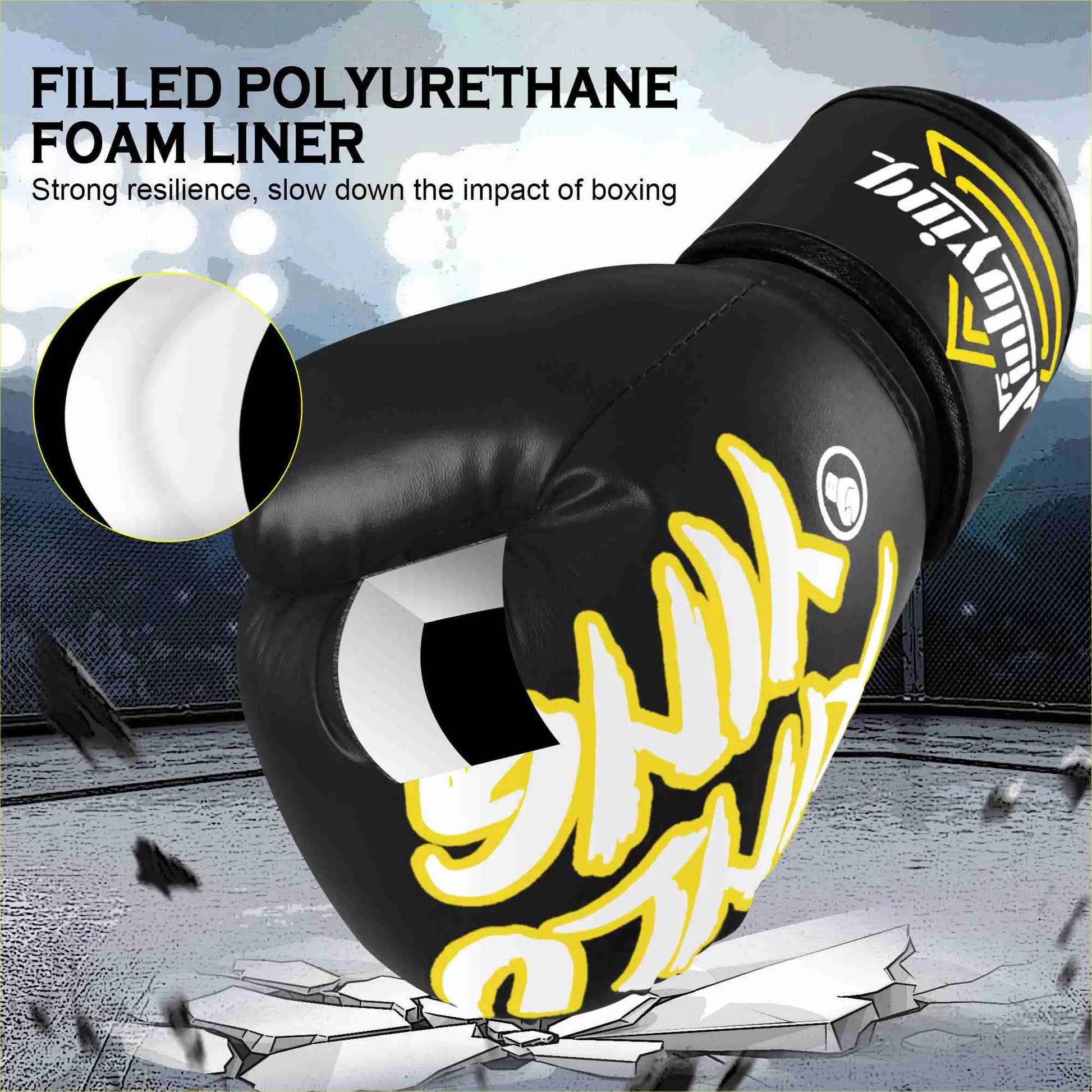 Xinluying Kids Boxing Gloves Punching Bag Kickboxing Training MMA Muay Thai for Boys Girls Xinluying