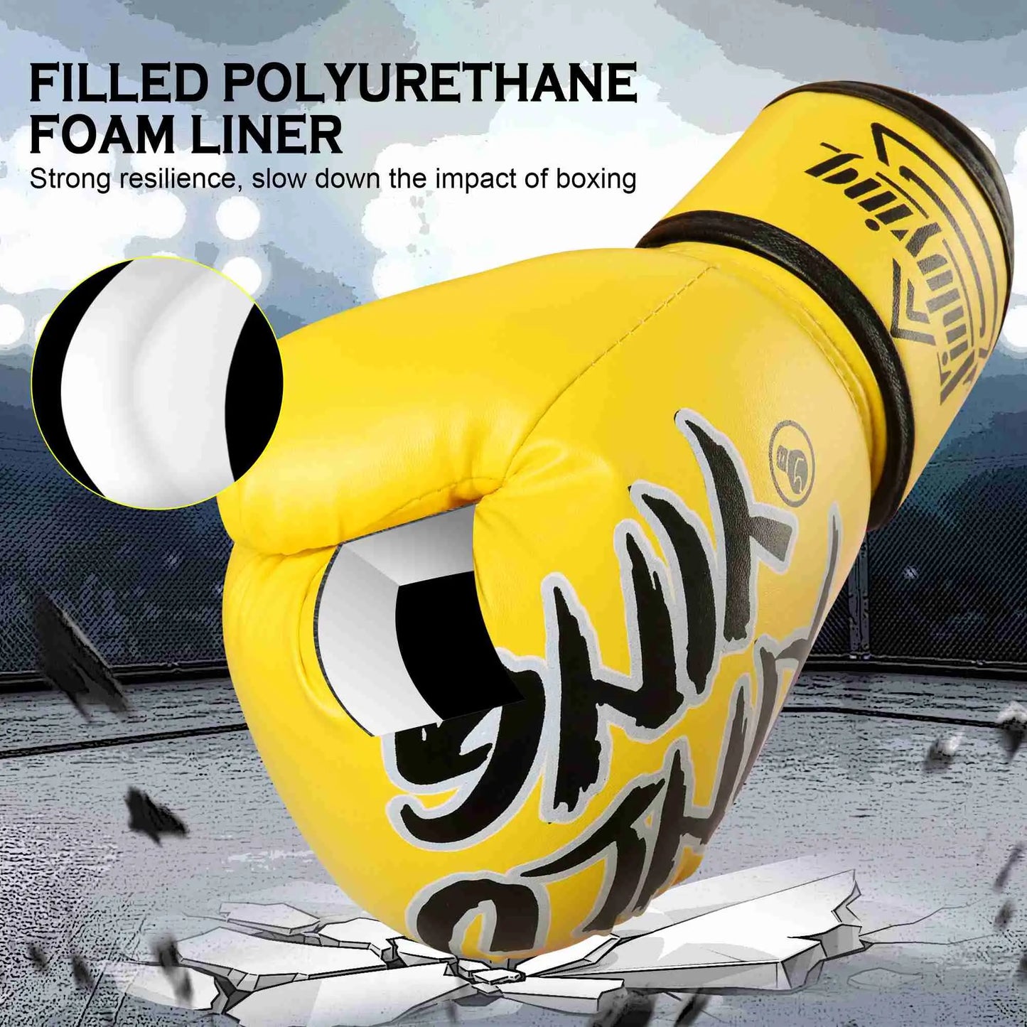Xinluying Kids Boxing Gloves Punching Bag Kickboxing Training MMA Muay Thai for Boys Girls Xinluying
