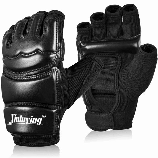 Xinluying Punch Bag Taekwondo Karate Gloves for Sparring Martial Arts Boxing Training Fingerless Women Kids Xinluying