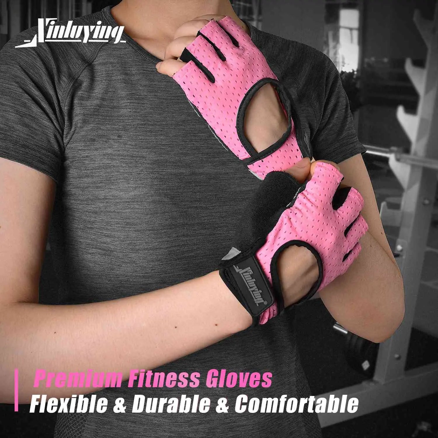 Xinluying Workout Gloves for Men Women - Gym Training Gloves for Fitness Exercise Weight Lifting Crossfit Bodybuilding Xinluying